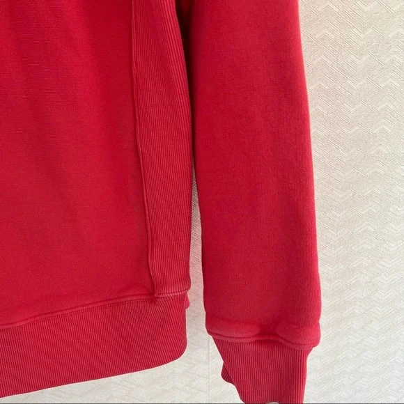 OUTDOOR VOICES Mens Nimbus Hoodie Faded Red Pink Athleisure Gym Streetwear M - Picture 6 of 9